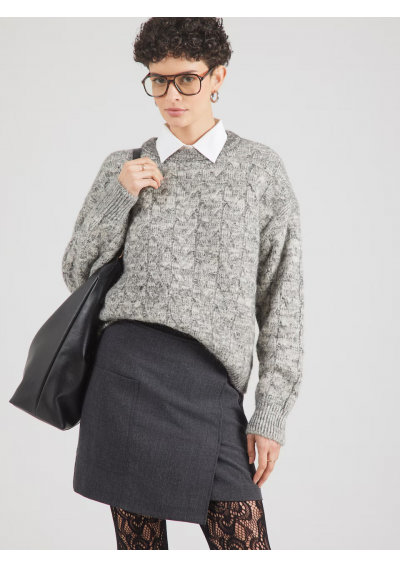 VERO MODA Sweter 'VMIDA' w kolorze Nakrapiany Szary