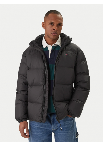 Tommy Jeans Kurtka puchowa Essential DM0DM19786 Czarny Regular Fit
