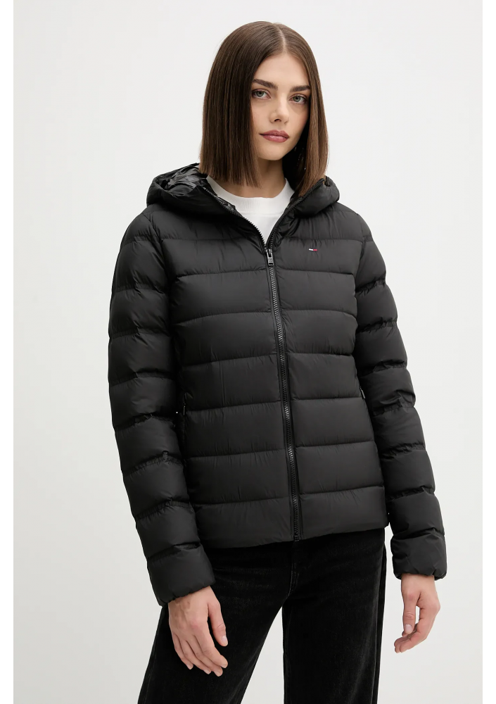 Tommy Jeans Kurtka puchowa kolor czarny zimowa DW0DW21617