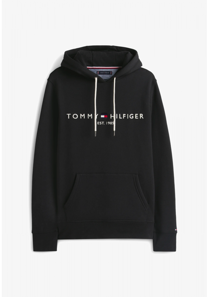 Tommy Hilfiger CORE LOGO MW0MW13720 - Bluza z kapturem czarna