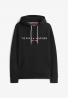 Tommy Hilfiger CORE LOGO MW0MW13720 - Bluza z kapturem czarna