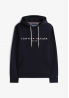 Tommy Hilfiger CORE LOGO MW0MW13720- Bluza z kapturem granat