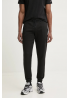 Tommy Jeans Spodnie dresowe męskie z bawełną czarne regular waist DM0DM20473