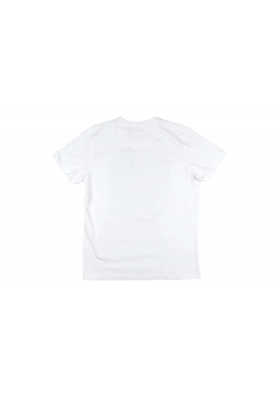 Carlo Colucci Męski T-shirt z artystycznym nadrukiem