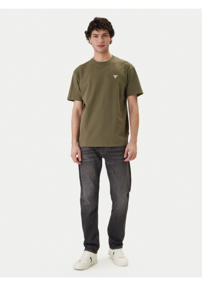 Guess Jeans T-Shirt M4YI46 K8FQ4 Khaki Regular Fit