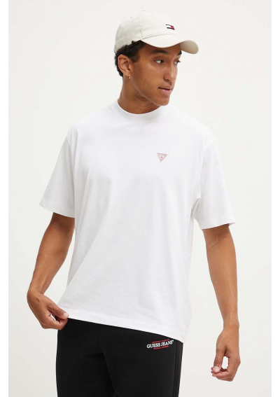 Guess Jeans T-shirt męski bawełniany biały M4YI46 K8FQ4