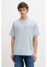 Guess Jeans T-shirt męski bawełniany niebieski M4YI46 K8FQ4