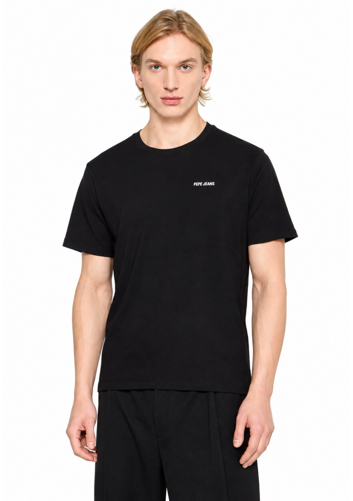 Pepe Jeans London Męski Czarny T-shirt
