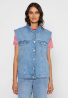 ONLY Dżinsowa kamizelka / bezrękawnik w stylu oversize