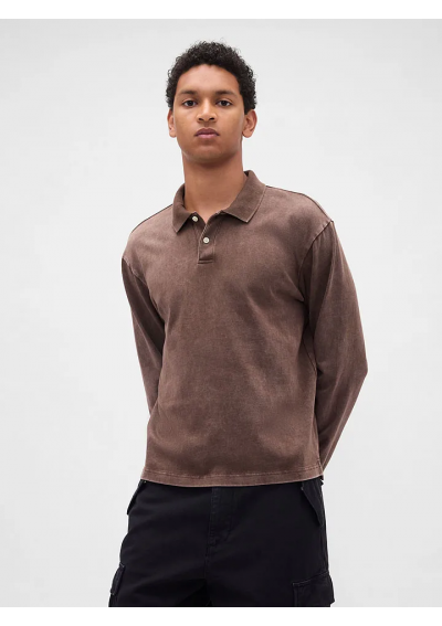 GAP Koszulka polo w kolorze brązowym