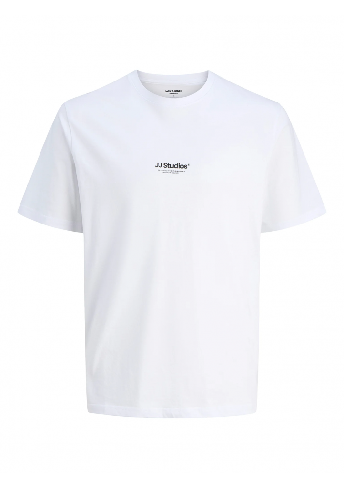 Jack & Jones T-Shirt Soho 12278787 Biały Relaxed Fit