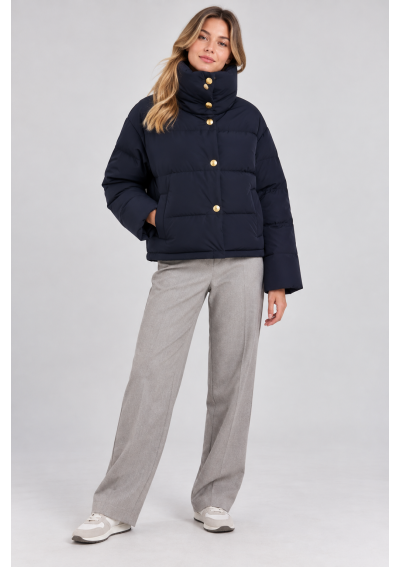 TOMMY HILFIGER Kurtka oversize z wytłoczonym guzikiem WW0WW43158