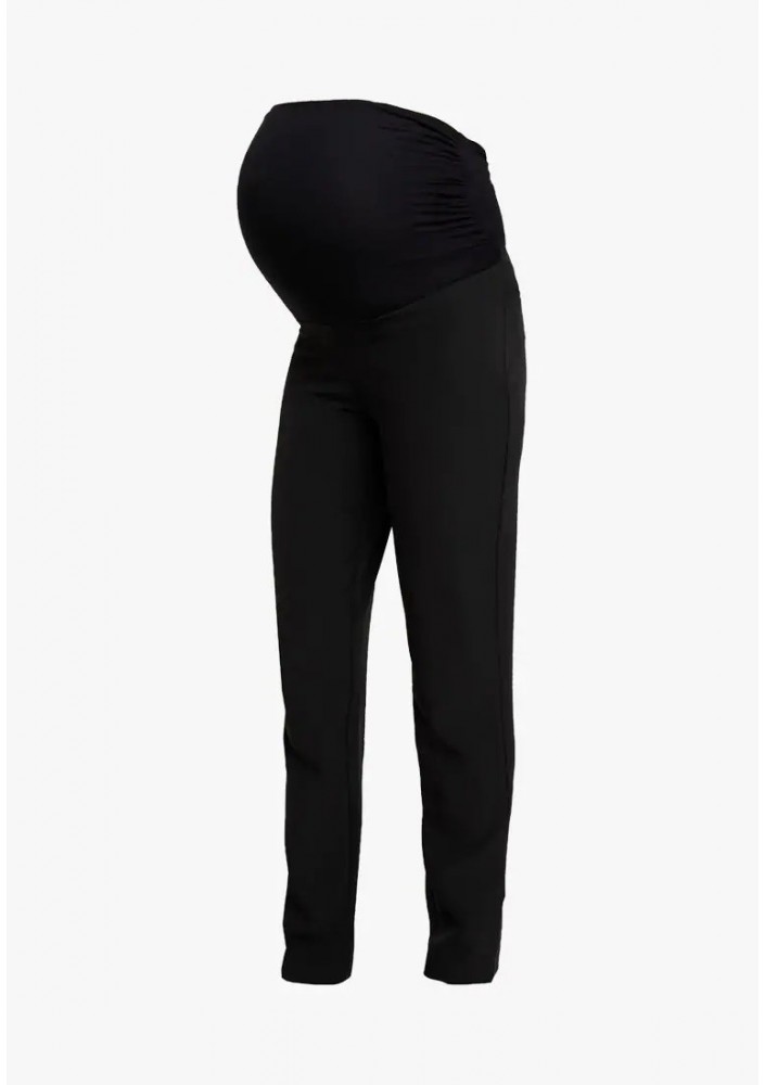 Anna Field MAMA Spodnie materiałowe - black rozm 38