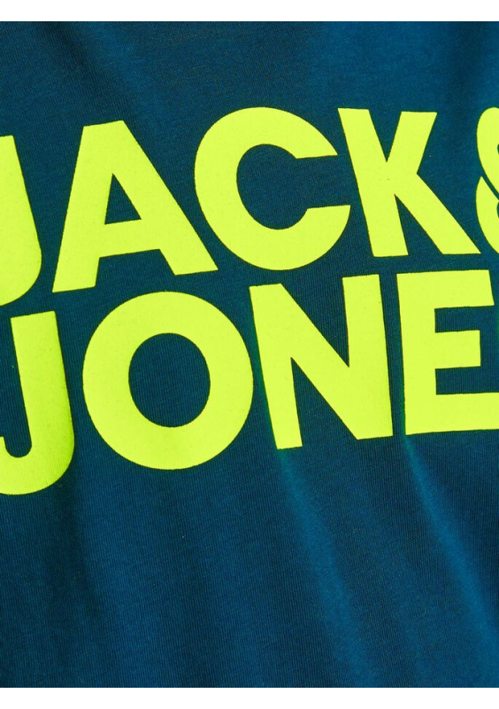 JACK & JONES CHŁOPIĘCY T-SHIRT BLUE / SAILOR BLUE