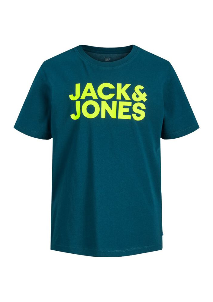 JACK & JONES CHŁOPIĘCY T-SHIRT BLUE / SAILOR BLUE